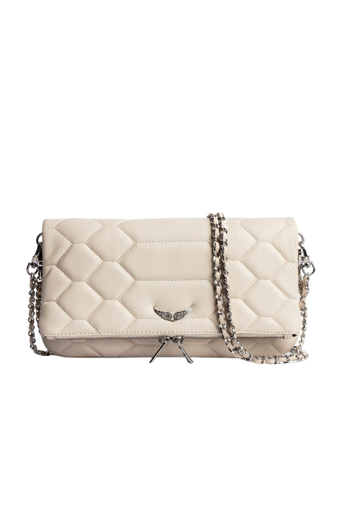 Zadig & Voltaire Rock XL Mat Scale Clutch- Flash - Styleartist