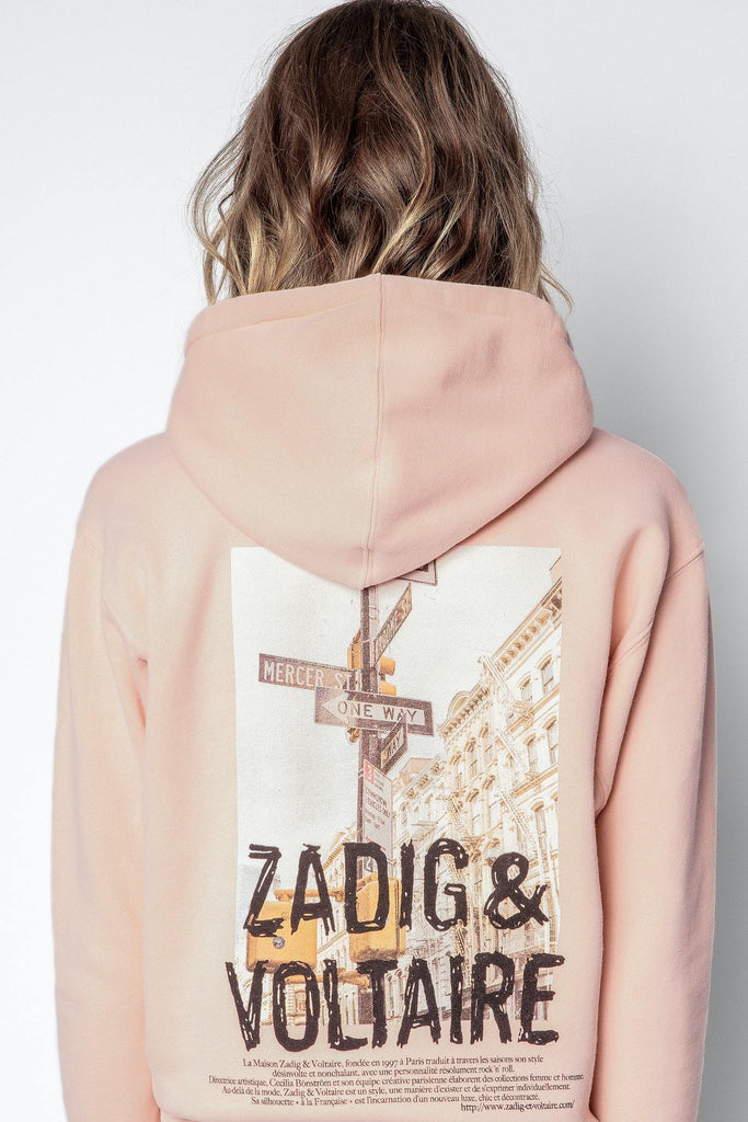 Zadig & Voltaire Spencer Photoprint Sweatshirt- Flesh - Styleartist