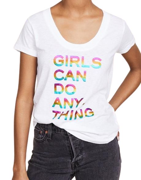 Zadig & Voltaire Tiny Girls T-Shirt "Girls Can Do Anything" - Styleartist